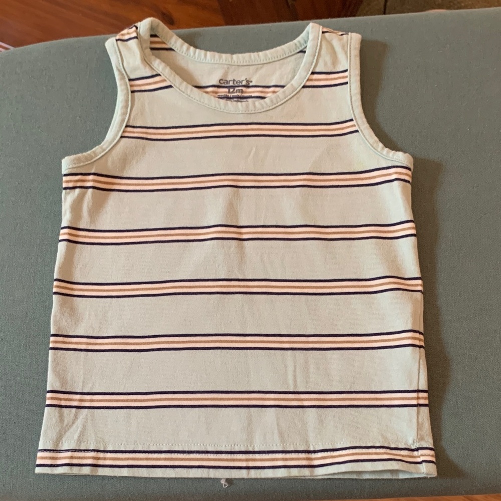 Carter's Light Mint Tank Top 12M